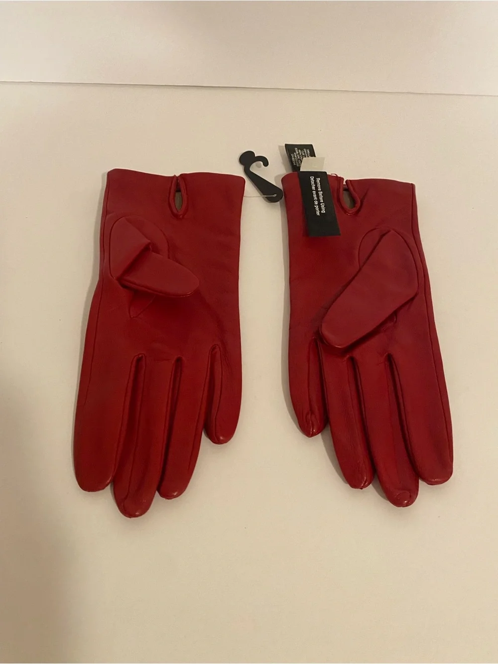NWT Lord & Taylor Leather Gloves Size 7 1/2